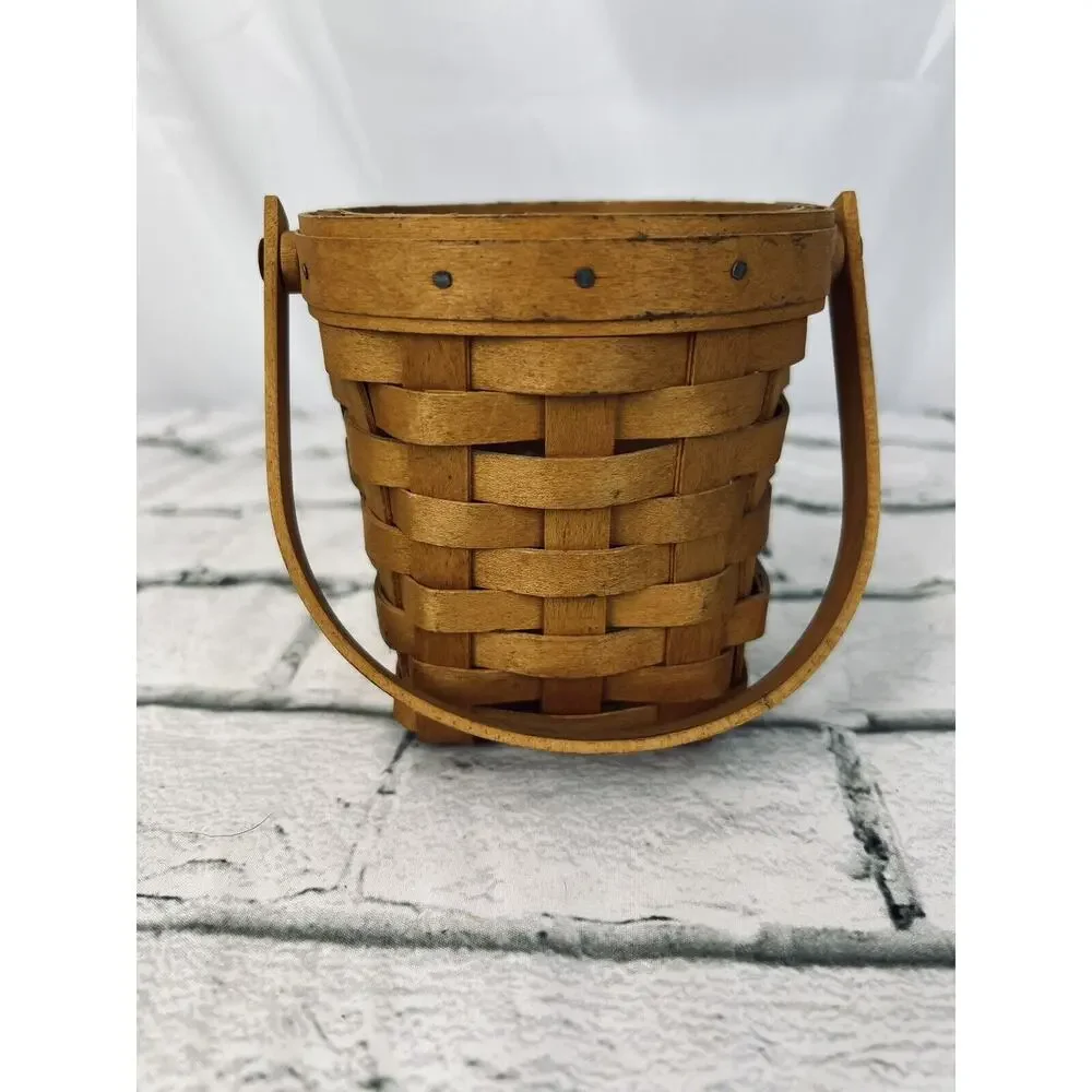2002 Longaberger Horizon of‎ Hope Basket w/Swinging Handle 4